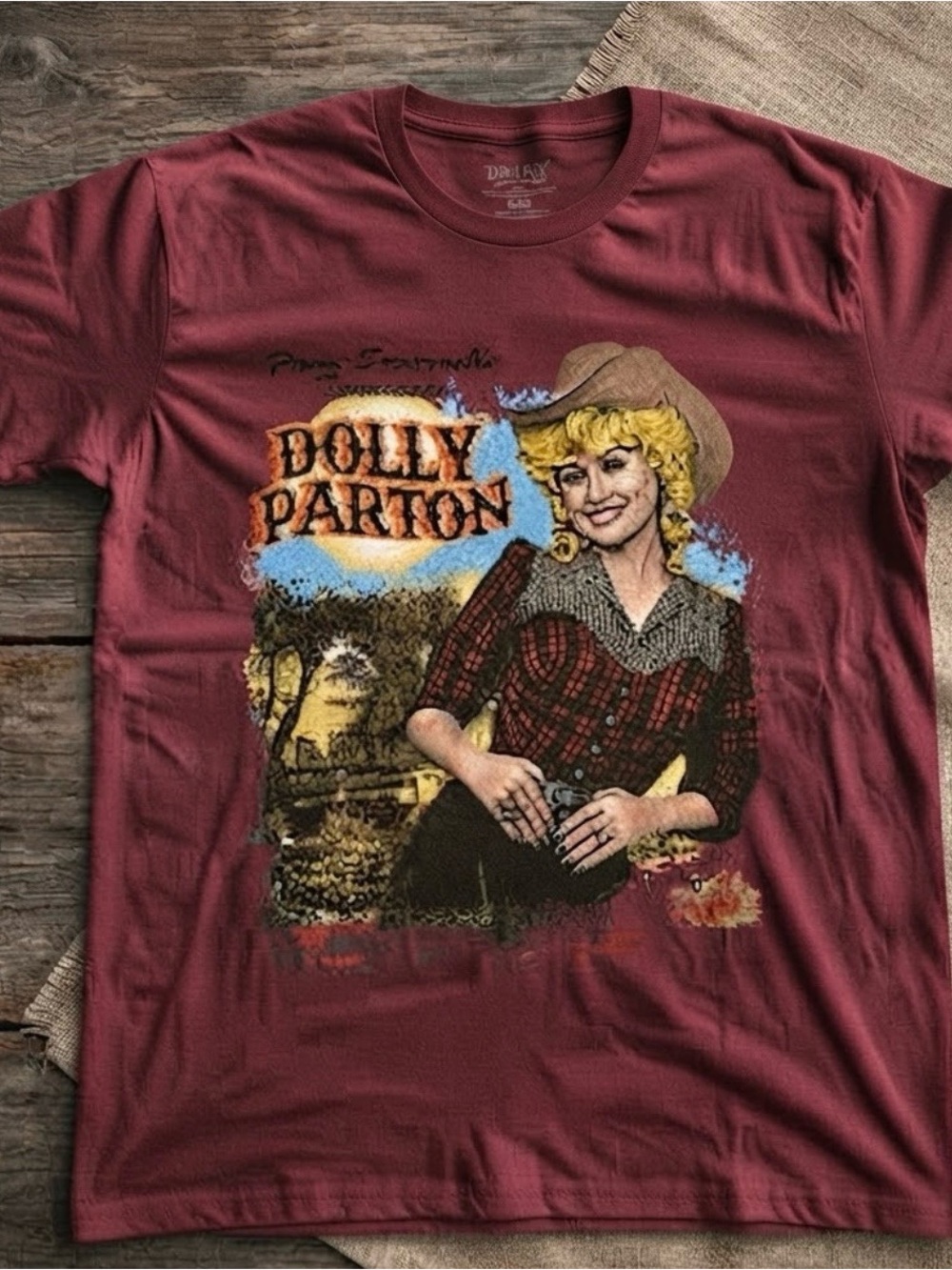 GILDAN maroon Men's Short Sleeve Graphic Tee